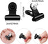 Sabary 30 Pieces Push Pins Clips, Bulldog Thumbtack Clips for Cork Board, Bulletin Boards, Photo Walls (Black, 20 mm)