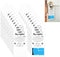 Geyoga 50 Pack Real Estate Agent Door Hangers - Business Card Design for Open House Signs, Home Dorm Office Supplies