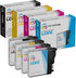 LD Products Compatible Ink Cartridge Replacement for Brother LC61 Series, Black, Cyan, Magenta, Yellow, 4-Pack.
