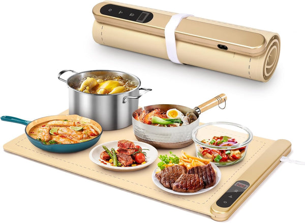 Food Warming Mat Mat for Food,Electric Warming Tray with 24x14.5 Inch 6