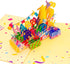 Liif Happy 16th 3D Greeting Pop Up Birthday Card, Large Size 8 x 6 inch for Girl, Boy, Son, Daughter