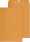 EnDoc 10 x 15 Clasp Envelopes, 100 Pack Brown Kraft Catalog Mailing Gummed Seal Envelope