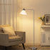 74" Bulb Floor Lamps for Living Room with Adjustable Arm, Tall Lamp for Bedroom or Office Corner, Standing Lamp