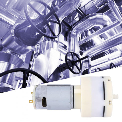 DC12V Micro Air Pump, Self Priming Vacuum Pump, Low Noise with Excellent Air Impermeability for Laboratory-Specific Use