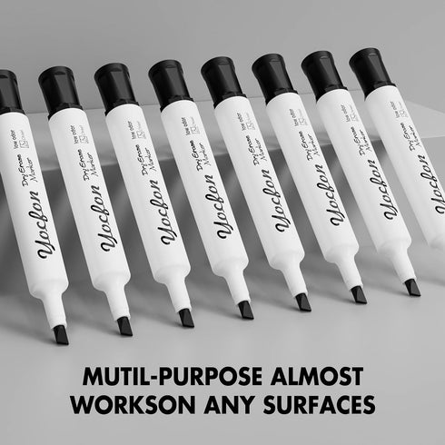 Yocfon 128 Pack, Dry Erase Markers Crown Whiteboard Markers With Chisel Tip, Low Odor Dry Erase Markers for School
