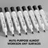 Yocfon 128 Pack, Dry Erase Markers Crown Whiteboard Markers With Chisel Tip, Low Odor Dry Erase Markers for School