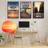 Motivational Wall Decor, Positive Affirmations, Set of 6 Inspirational Posters for Office Decor
