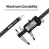 NEIKO 01409A 12” Electronic Digital Caliper | Polished Stainless Steel | 0-12 Inches | Inch/Fractions/Millimeter
