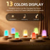 ZWOTNDT Dimmable 13 5 Night Light, Touch Lamp and Remote Control, RGB Colors & Brightness, Rechargeable Bedside Table