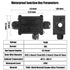 IP68 3 Waterproof Junction Box, Way Outdoor Electrical Box with Terminal Block and Screwdriver, Plastic Cable Connector