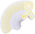 Fulmoon 24 Pieces Childhood Cancer Awareness Note Pad, 40 Sheets Yellow Ribbon Awareness Items for Charity Campaign