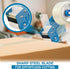 Perco Packing Tape Dispenser Gun, Fits 1.88-Inch Tape Rolls, 3-Inch Inner Core - Blue for Retail, Home, Office
