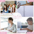 Teling 1 Subject Spiral Notebook, College Ruled 8 x 10 1/2 Inch with 70 Sheets, 12 Pcs