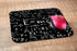 Physics Rectangle Gaming Mousepad, E=mc2 Fun Phenomena Mouse Mat for Computer Desk, 9.5 x 7.9 Inch