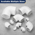 2pcs 2.5" 90 Elbow 2-Way 90 Elbow 2.5" uxcell Degree Pipe Fittings, Furniture Construction Grade Degree PVC Corner