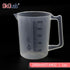 1 PC Plastic Beaker Set, 2000ml (33.8oz) Black Graduated Beakers, Lab Measuring Cup with Dump Spout