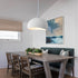 7.87in E26 (20cm/7.87in) Wabi Sabi Pendant Light Oval, Small Japanese Ceiling Fixture for Bedroom Bedside Entryway
