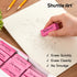 Shuttle Art 200 Pack Pink Erasers Bulk for School, Office, Latex-Free Soft Erasers for Kids, Teachers