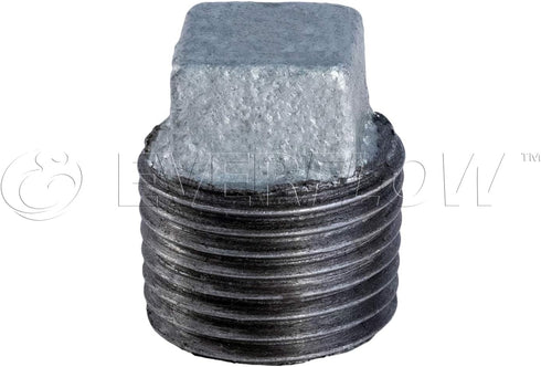 HNQM1000 1 Inch Galvanized Malleable Iron Plug with Square Head