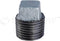 HNQM1000 1 Inch Galvanized Malleable Iron Plug with Square Head