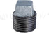 HNQM1000 1 Inch Galvanized Malleable Iron Plug with Square Head