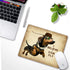 Custom Mouse Pad - Funny Sausage Dog Cute Flying Dachshund with Glasses Design Art and Joking Quotes Mousepad
