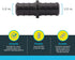 SharkBite 1/2 Inch Poly Crimp Coupling, Pack of 25 for PEX Pipe