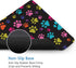 Mouse Pad and Coasters Set - Multicolor Dog Paws Mouse Pad, Non-Slip Rubber Base for Office