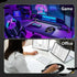 Ergonomic Mouse Pad with Wrist Rest Support, Gothic Skull Skeleton Black Small Mousepad for Desk Accessories