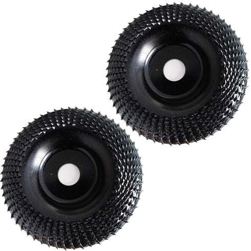 2PCs Wood Carving Disc Grinder Wheel - 4 Inch Angle Grinder Woodworking Grinding Tool