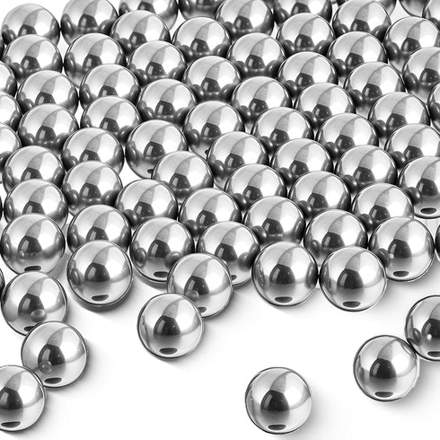 ZEYIYER 100 PCS Paint Mixing Balls, Metal Balls Stainless Steel Ball Bearings for