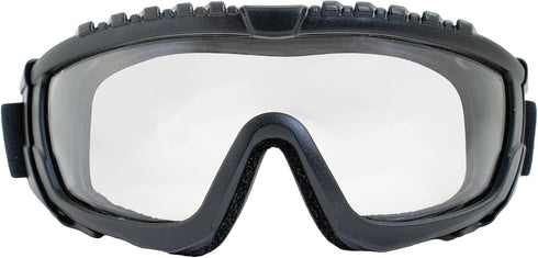 1 Global Vision Eyewear Ballistech Safety Glasses with Matte Black Frames and Clear Anti-Fog Lenses