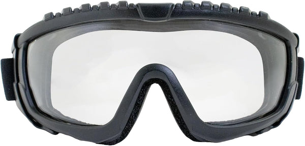 1 Global Vision Eyewear Ballistech Safety Glasses with Matte Black Frames and Clear Anti-Fog Lenses
