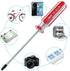 Kemcatui T20 Torx Star Security Screwdriver, Magnetic Tip, PVC Insulated Handle, High Carbon Steel, for Electronics