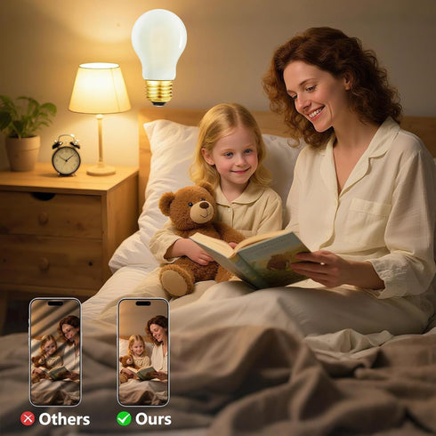 DONDDA A15 Bulb 4W 40 E26 Bulb 2700K Dimmable E26 Bulb Bulbs,Chandeliers,Wall 400lm AC120V, 6 Pack Frosted LED