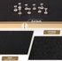INNOVART Black Cork Bulletin Board, 24" X 18" with 10 Push Pins, Gold Aluminum Frame
