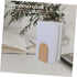 Cabilock Simple Wooden Bookend for Desk and Shelf Wood and Iron Book Stand Organizer Decorative Home Office Book Holder