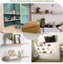 4 4 3 inches 2 inches Set Floating Shelf Bracket Pcs for Small Floating Wood Shelves, x Shelf Brackets with Anchor