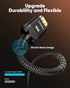 4K 15FT 4K@60Hz 18Gbps 3D, 2.2, PS-5/4/3/4K Highwings Long HDMI Cable - HDR Braided HDMI Cord, High Speed