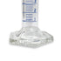 Eisco Labs 10mL Measuring Cylinder, Class A Graduated, Calibrated TC, Hexagonal Base, Blue Graduations