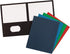 Avery Two Pocket Folders, Holds 40 Sheets, Business Card Slot, 125 Assorted Folders