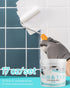 17.6oz 25-30sq.ft Tub and Tile Paint Refinishing Kit, Bathtub Refinishing Kit White with Tools and Hardener, Semi-Gloss