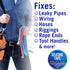 Heavy Duty Silicone Tape, Plumbing Self Fusing Silicone Tape, Water Seal Fusion Coax Seal Electrical or Silicone