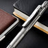 Titanium Bolt Action Ballpoint Pen, Compact Refillable Writing Pen with Pocket Clip
