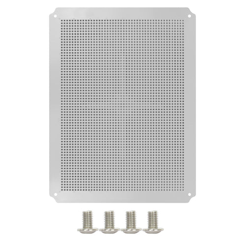 LeMotech Mounting Plate for Junction Box, ABS Plastic Internal Panel with Screws, 15.75"x11.81"