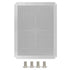 LeMotech Mounting Plate for Junction Box, ABS Plastic Internal Panel with Screws, 15.75"x11.81"