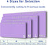 Boutilon (S-Purple,24"x 14") Leather Desk Pad Protector,Non-Slip Mouse Pad,Laptop Desk Pad,Office Mouse Mat,Waterproof