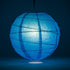 (20-Inch, Luna Bazaar Premium Paper Lantern, Lamp Shade Free-Style Ribbed, Turquoise Blue) - Rice Paper