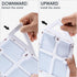 White Board Dry Erase Board 11.8 x 8.3 Inches - Small Stand-Up or Hangable Desktop Dry Erase Whiteboard with 2 Markers