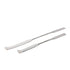 Stainless Steel Double Ended Micro Lab Spatula Sampler, Square & Round Angled End - Chattaway Style (6")